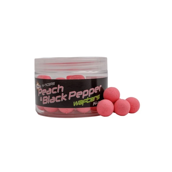 DynamiteBaits N-Ticers Peach & Black Pepper Wafters 14 mm