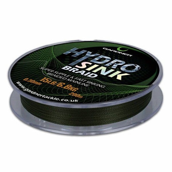 Gardner Hydro Sink Braid 600m - XHS22BK - Mainline Sinking Braid > Lines,  Braids > Main Braids - ROCKWORLD Carp Tackle Shop