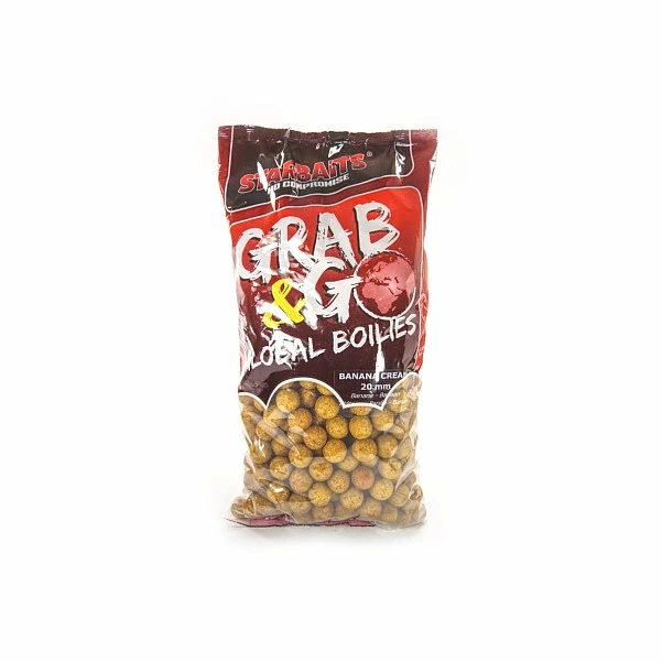 Starbaits Grab&Go Global Boilies - Banana Cream  20mm / 2,5kg