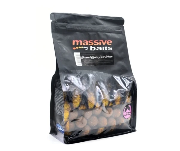 MassiveBaits Top Shelf Boilies - Scopex Hydro Liver 24mm / 1kg