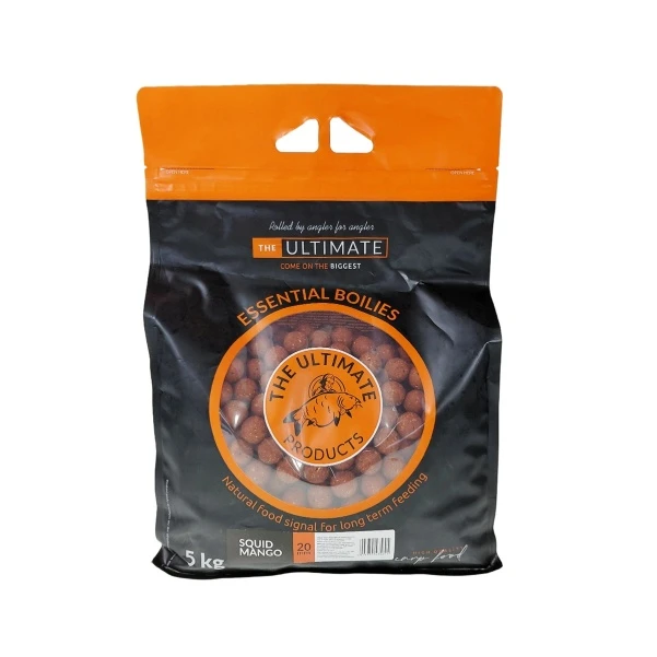 UltimateProducts Essential Boilies - Squid Mango 20mm / 5kg