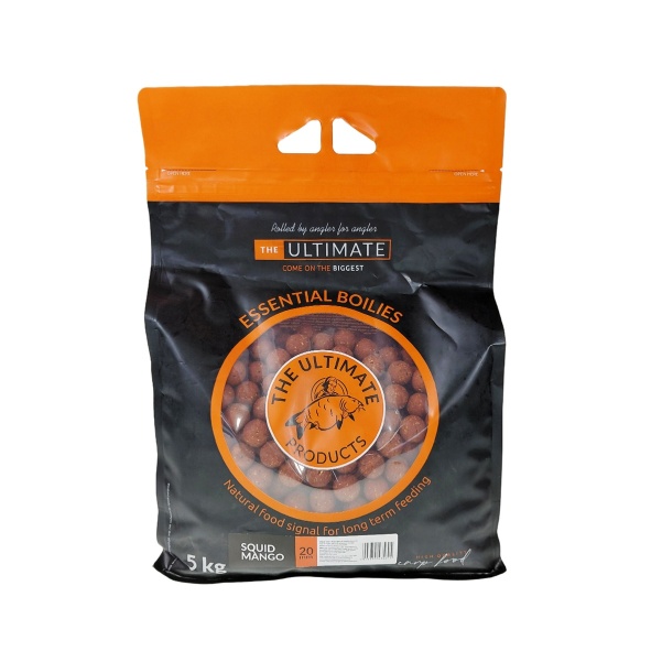 UltimateProducts Essential Boilies - Squid Mango