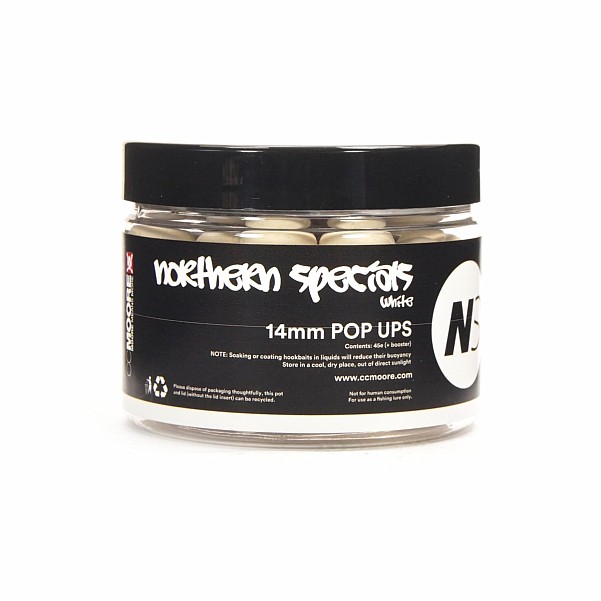 CcMoore Northern Special Pop Ups - NS1 Whitedydis 14 mm - MPN: 90743 - EAN: 634158436765