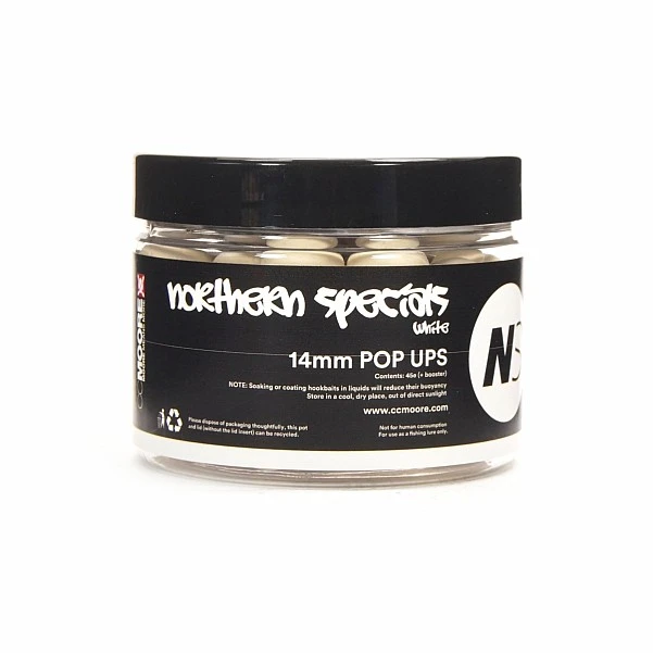 CcMoore Northern Special Pop Ups - NS1 White 14 mm