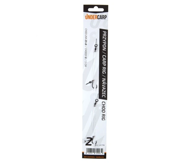 UnderCarp Chod Rig - Przypon karpiowy (bezzadziorowy) 8 (bezzadziorowy)