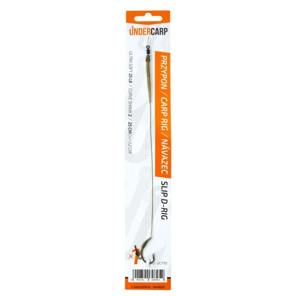 UnderCarp Slip D-Rig - Przypon karpiowy  2