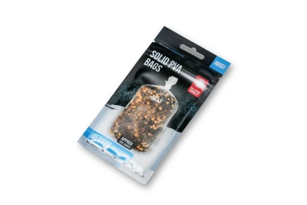 Nash Slow Melt Solid PVA Bags Medium 110 x 70mm