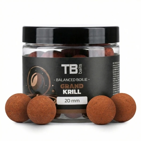 TB Baits Balanced Boilie + Attractor Grand Krill 20mm / 100g