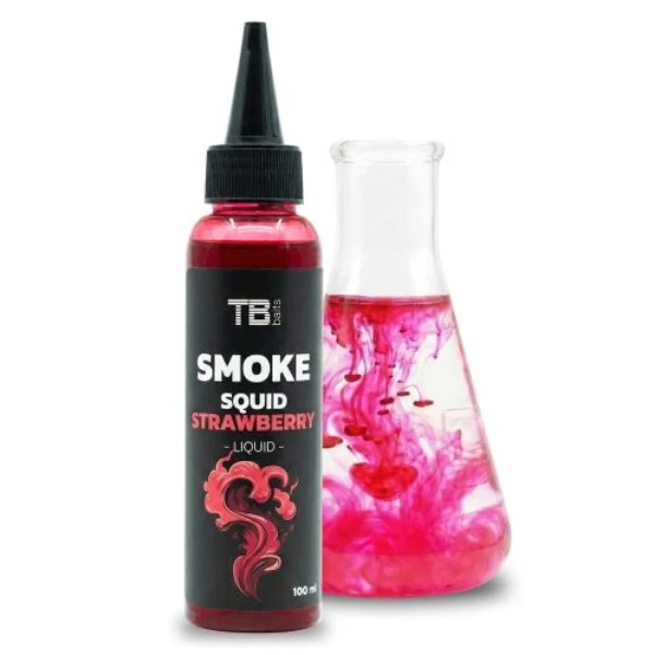TB Baits Squid Strawberry Smoke Liquid 100ml