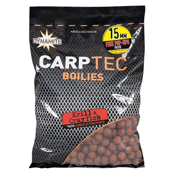 DynamiteBaits Carp Tec Boilies - Krill & Crayfish 15мм / 1.8кг