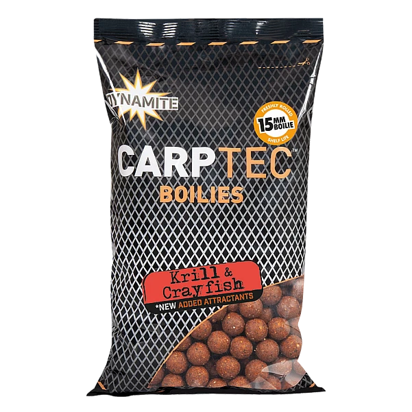 DynamiteBaits Carp Tec Boilies - Krill & Crayfish 15мм / 1кг