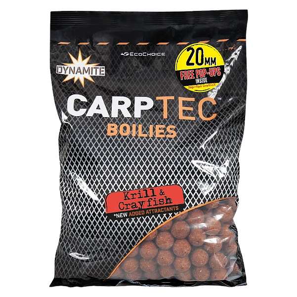 DynamiteBaits Carp Tec Boilies - Krill & Crayfish 20мм / 1.8кг