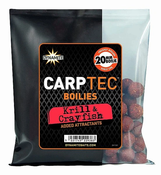 DynamiteBaits Carp Tec Boilies - Krill & Crayfish 20 мм / 300 г