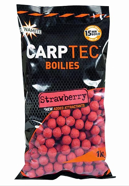 DynamiteBaits Carp Tec Boilies - Strawberry size 15 mm / 1.8 kg - MPN: DY1776 - EAN: 5031745227327