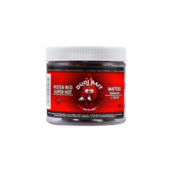 DUDI BAIT Mister Red Super Hot Wafters  18-20mm