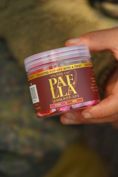 One More Cast Paella Boosted Fluoro Pop Up 14mm Red & Pink