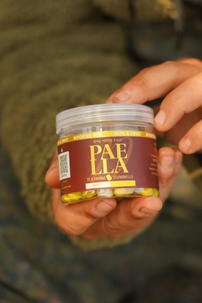 One More Cast Paella Boosted Fluoro Wafter 10x14mm White&Yellow