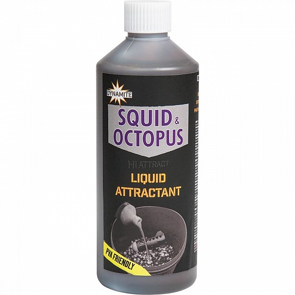 DynamiteBaits Liquid Squid & Octopuscsomagolás 500ml - MPN: DY1263 - EAN: 5031745220519