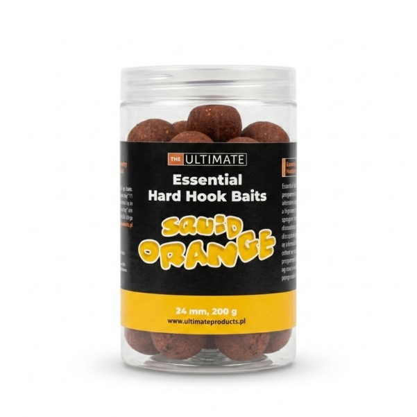UltimateProducts Essential Hard Hookbaits - Squid Orange 24 mm UltimateProducts Essential Hard Hookbaits - Squid Orange 24 mm
