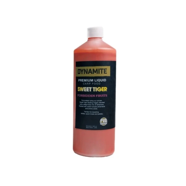 DynamiteBaits Premium Liquid Carp Food - Sweet Tiger Forbidden Fruits 1 L