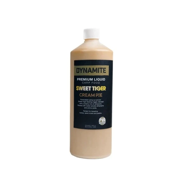 DynamiteBaits Premium Liquid Carp Food - Sweet Tiger Cream Pie 1 L