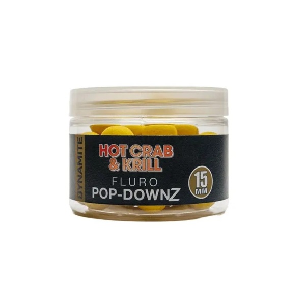 DynamiteBaits Hot Crab&Krill Fluro Pop-Downz DynamiteBaits Hot Crab&Krill Fluro Pop-Downz