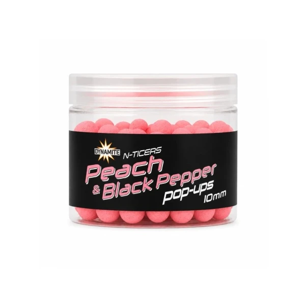DynamiteBaits N-Ticers Peach & Black Pepper Pop-Up 10 mm 10 mm
