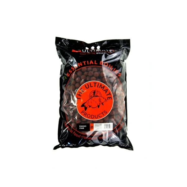 UltimateProducts Essential Boilies - Mango Crab  - КОРОТКИЙ ТЕРМІН ПРИДАТНОСТІ 24mm / 10kg