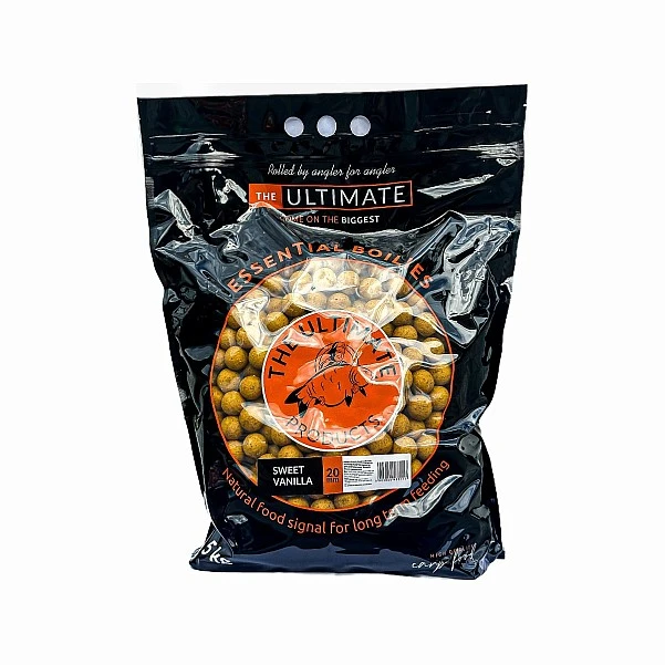 UltimateProducts Essential Boilies - Sweet Vanilla  - DATA DE EXPIRARE SCURTĂ 24mm / 5kg
