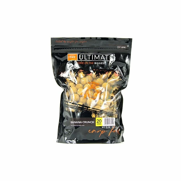 UltimateProducts Juicy Series Banana Crunch Boilies  - КОРОТКИЙ ТЕРМІН ПРИДАТНОСТІ 18 mm / 1 kg