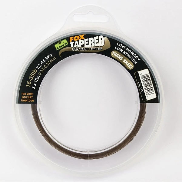 Fox Edges Tapered Leader 0.37-0.57 mm
