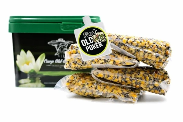 Carp Old School Mix - Ziaren Naturalny 4 kg + zalewa OLD POKER 4kg