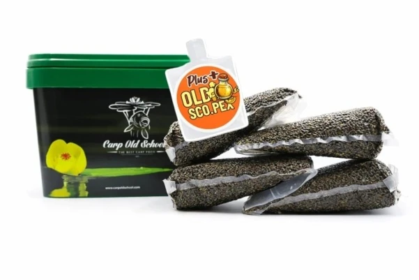 Carp Old School  - Konopie / Rzepik Natural 4 kg + zalewa OLD SCO.PEX 4kg
