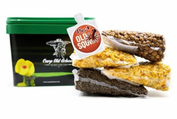 Carp Old School Special Mix - Naturalny 4 kg + zalewa OLD SQUID