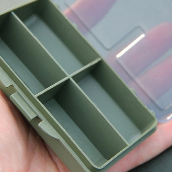 Tandem Baits T-Box -
Малі 4 секціїрозміри 10,5cm x 7cm x 2,5cm - MPN: 06108 - EAN: 5907666644577
