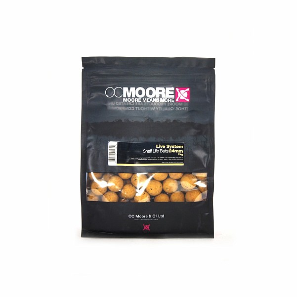 CcMoore ShelfLife Boilies - Live System - 1 kgрозмір 24 мм / 1 кг - MPN: 95378 - EAN: 634158441004