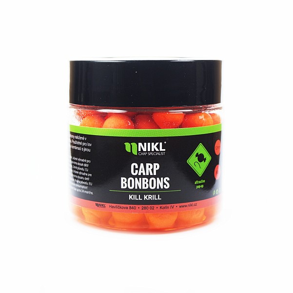 NEW Karel Nikl Carp Bonbons Kill Krill Pop Uprozmiar 12 mm - MPN: 2064471 - EAN: 8592400864471