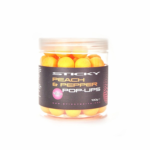 StickyBaits Pop Ups - Peach & Pepper dydis 16 mm - MPN: PEP16 - EAN: 5060333110048