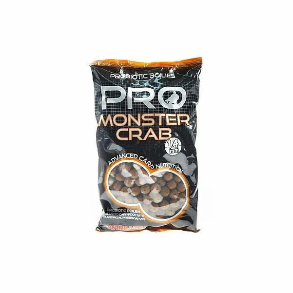 NEW Starbaits Probiotic Boilies - Monster Crab  14 mm / 1kg