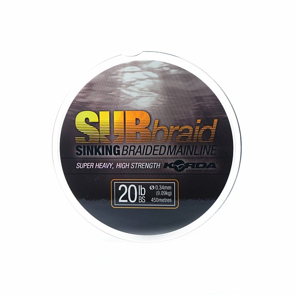 Korda SUBbraid Mainlinemodell 20lb / 450m - MPN: SBB3 - EAN: 5060323808481