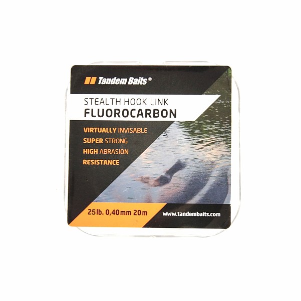 TandemBaits Stealth Hook Link Fluorocarbontípus 20m / 25lb - MPN: 02978 - EAN: 5907666664193