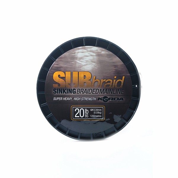 Korda SUBbraid Mainlinemodelka 20lb / 1200m - MPN: SBB4 - EAN: 5060323808504