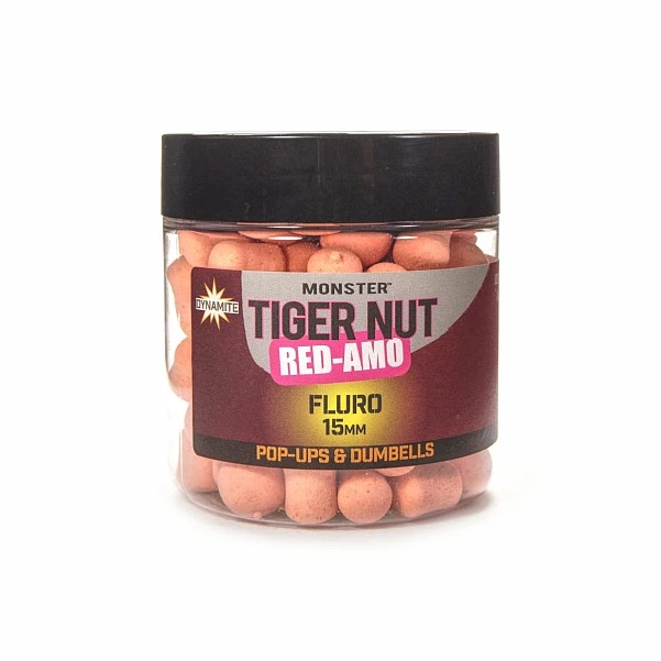 NEW DynamiteBaits Fluro Pink Pop-Ups & Dumbells Red Amo 15 мм