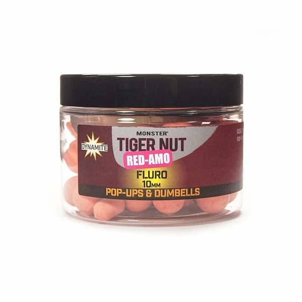 NEW DynamiteBaits Fluro Pink Pop-Ups & Dumbells Red Amo 10 mm