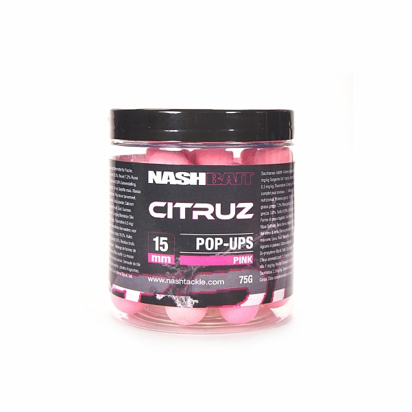 NEW Nash Citruz Pink Pop-uprozmiar 15 mm / 75g - MPN: B2146 - EAN: 5055108821465