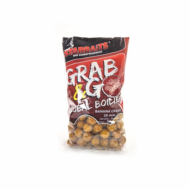 Starbaits Grab&Go Global Boilies - Banana Cream rozmiar 20 mm /1kg - MPN: 43053 - EAN: 3297830430535