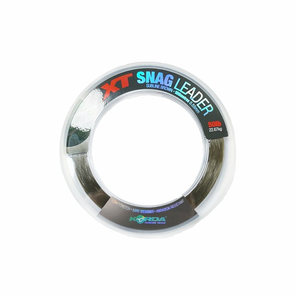 Korda XT Snag Leaderдіаметр 0,55 мм / 50lb (22,6 кг) - MPN: SNAG50 - EAN: 5060062118995