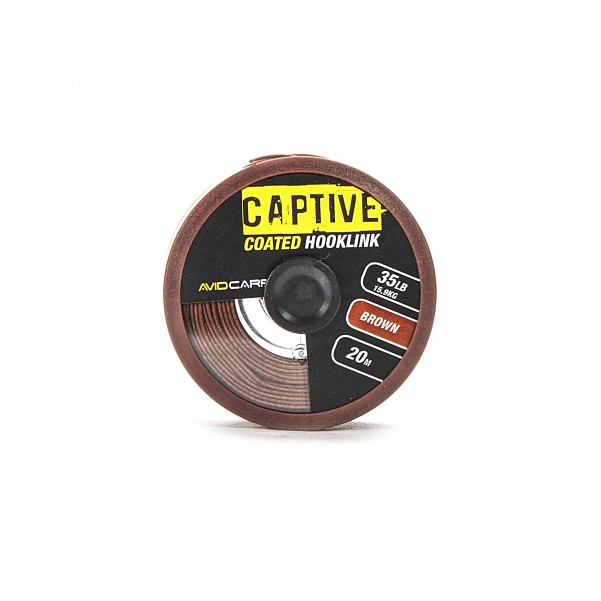 Avid Carp Captive Coated Hooklinkrozmiar 35lb brown-brązowy - MPN: AVCCH/B35 - EAN: 5055977402000