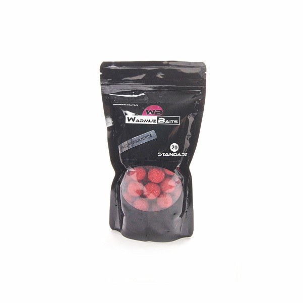 WarmuzBaits - Strawberry Cream Boiliessize 20mm / 250g - MPN: 66695 - EAN: 5905279196827