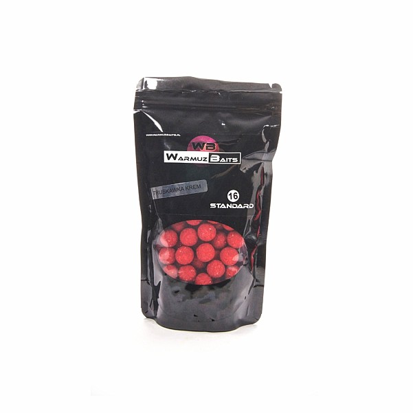 WarmuzBaits - Strawberry Cream Boiliessize 16 mm / 250g - MPN: 66686 - EAN: 5905279196810